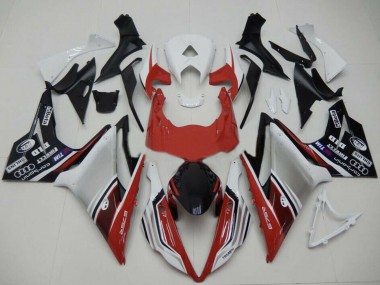 Cheap 2013-2016 Triumph Daytona 675 Motorcycle Fairings - White Red Silver Glossy Black