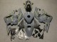 2009-2012 Honda CBR600RR Motorcycle Fairings - Dark Nardo Grey Yellow