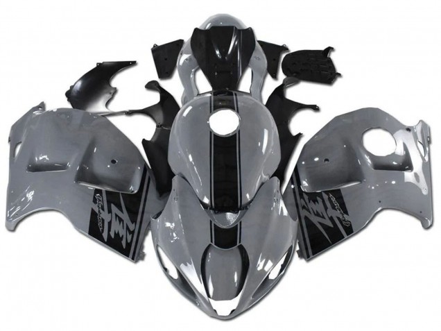 1996-2007 Suzuki GSXR 1300 Hayabusa Motorcycle Fairings - Nardo Grey Black