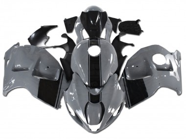 Cheap 1996-2007 Suzuki GSXR 1300 Hayabusa Motorcycle Fairings - Nardo Grey Black No Decal