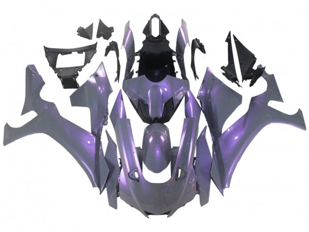 2021-2024 Yamaha YZF R7 Motorcycle Fairings - Chameleon Grey Dazz Pearl Purple