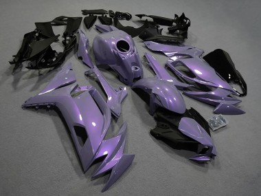 Cheap 2020-2024 Kawasaki Ninja 650 EX650 Motorcycle Fairings - Chameleon Grey Dazz Pearl Purple
