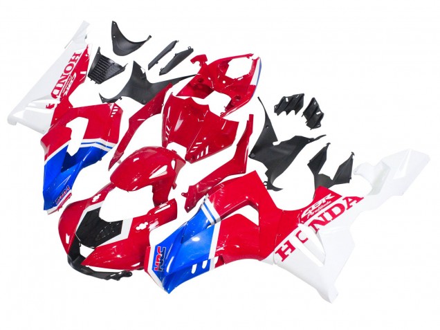 2020-2023 Honda CBR1000RR-R Motorcycle Fairings Kits - White Red Blue HRC