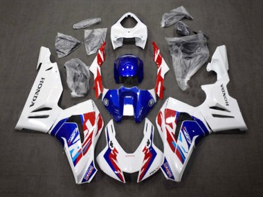 Cheap 2020-2023 Honda CBR1000RR-R Motorcycle Fairing Kits - White Red Blue HRC