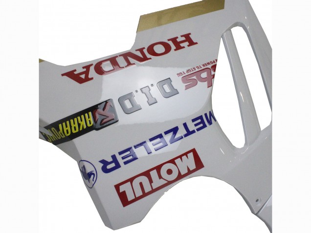 2020-2023 Honda CBR1000RR-R Motorcycle Fairings - White Red Gold Motul HRC
