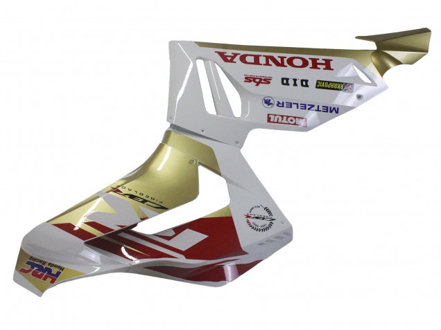 2020-2023 Honda CBR1000RR-R Motorcycle Fairings - White Red Gold Motul HRC