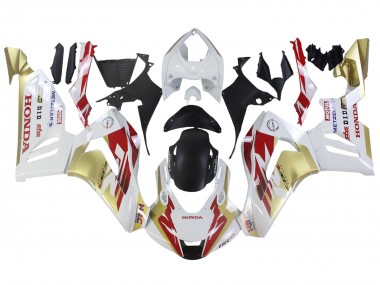 Cheap 2020-2023 Honda CBR1000RR-R Motorcycle Fairings - White Red Gold Motul HRC