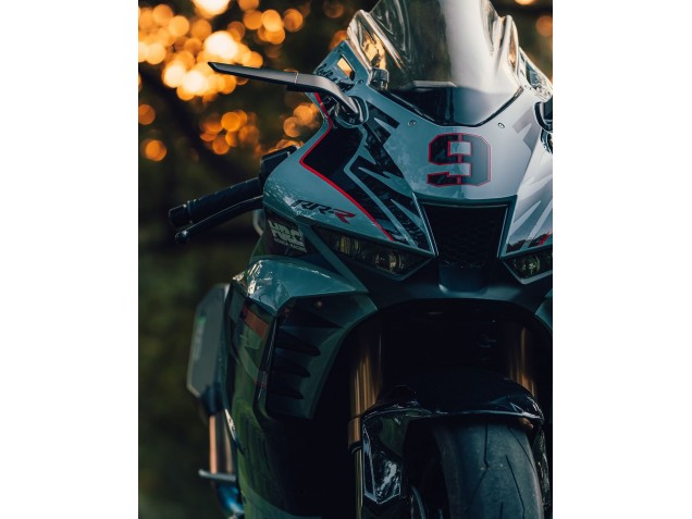 2020-2023 Honda CBR1000RR-R Motorcycle Fairings - Nardo Grey Glossy Black HRC 9