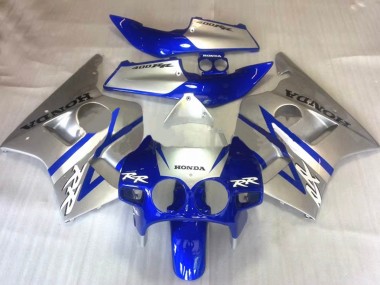 Cheap 1987-1989 Honda CBR400RR NC23 Motorcycle Fairings - Silver Blue