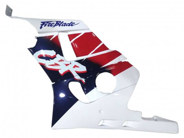 1990-1999 Honda CBR400RR NC29 Motorcycle Fairings - White Red Dark Blue Fireblade