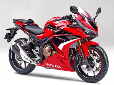 Cheap 2022 Honda CBR400R Motorcycle Fairings - Red White Glossy Black