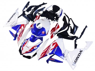 Cheap 2022 Honda CBR400R Motorcycle Fairing - White Red Blue