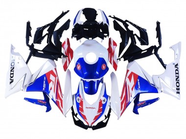 Cheap 2022 Honda CBR400R Motorcycle Fairing - White Red Blue