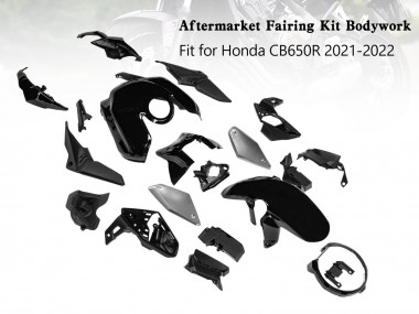 Cheap 2019-2022 Honda CB650R Motorcycle Fairings - Glossy Black