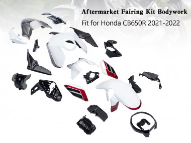 Cheap 2019-2022 Honda CB650R Motorcycle Fairings - White Black Red