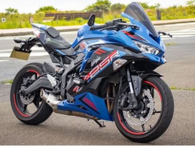 Cheap 2019-2025 Kawasaki ZX25R ZX-25R Motorcycle Fairings - Blue Red Grey