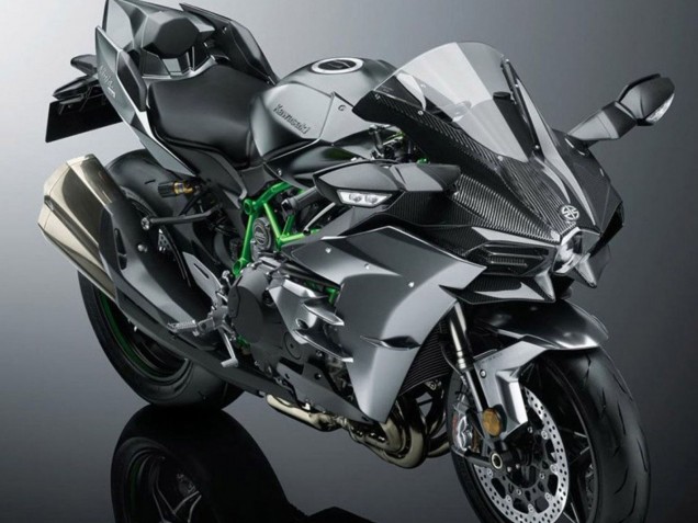 2015-2022 Kawasaki Ninja H2 Motorcycle Fairing - Grey