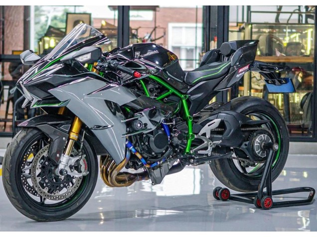 2015-2022 Kawasaki Ninja H2 Motorcycle Fairings - Grey