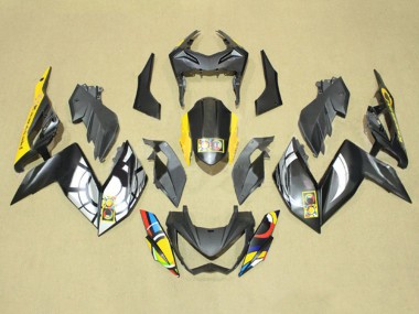 Cheap 2015-2016 Kawasaki Z250/Z300 Motorcycle Fairings - Grey Yellow Blue Red White