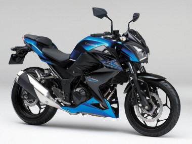 Cheap 2015-2016 Kawasaki Z250/Z300 Motorcycle Fairings - Blue Matte Black