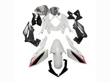 Cheap 2018-2024 Kawasaki Z400 Motorcycle Fairings - White Red Black