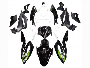Cheap 2018-2024 Kawasaki Z400 Motorcycle Fairings - White Glossy Black Green