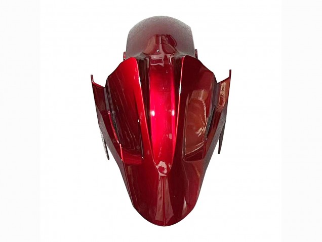 2018-2024 Kawasaki Z400 Motorcycle Fairings - Candy Red Glossy Black