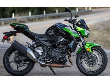 Cheap 2018-2024 Kawasaki Z400 Motorcycle Fairings - Green Black