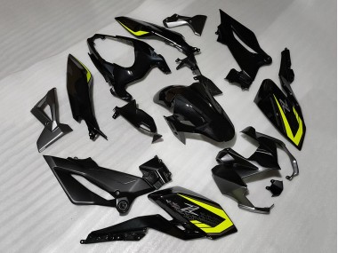 Cheap 2018-2024 Kawasaki Z400 Motorcycle Fairings - Black Yellow