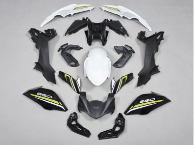 Cheap 2017-2019 Kawasaki Ninja Z650 Motorcycle Fairings - Black White Yellow