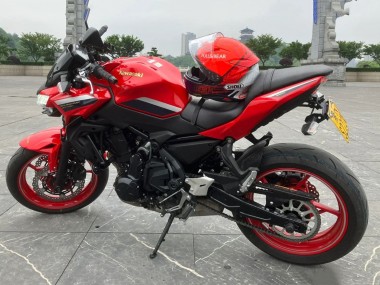 Cheap 2020-2023 Kawasaki Ninja Z650 Motorcycle Fairings - Red Black