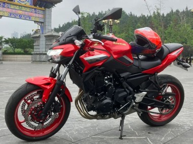 Cheap 2020-2023 Kawasaki Ninja Z650 Motorcycle Fairings - Red Black