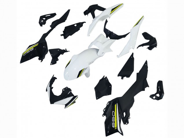 2020-2023 Kawasaki Ninja Z650 Motorcycle Fairings - White Black Green
