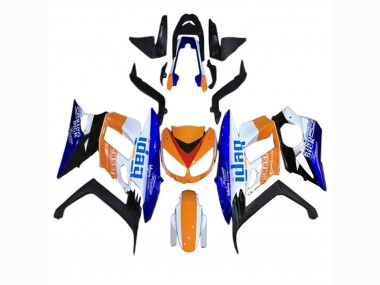 Cheap 2010-2016 Kawasaki Z1000SX Motorcycle Fairings - Orange White Blue Black