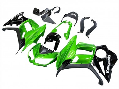 Cheap 2010-2016 Kawasaki Z1000SX Motorcycle Fairings - Glossy Black Matte Black Green