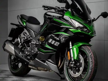 Cheap 2020-2025 Kawasaki Z1000SX Motorcycle Fairing - Black Green Ninja