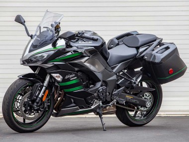 Cheap 2020-2025 Kawasaki Z1000SX Motorcycle Fairings - Black with Green Lines Ninja