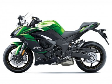 Cheap 2020-2025 Kawasaki Z1000SX Motorcycle Fairings - Black Green Ninja