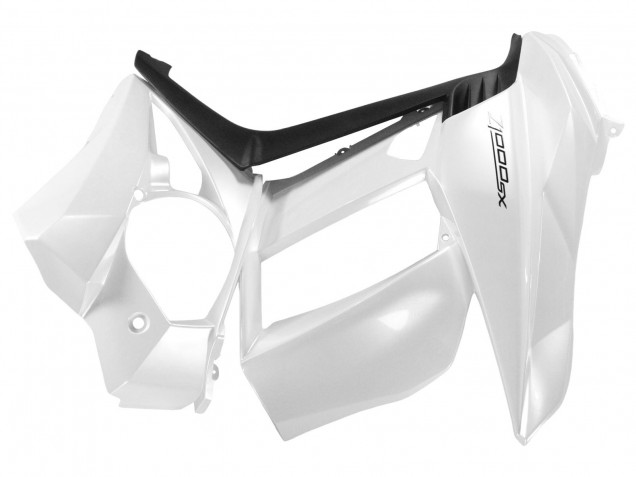 2010-2016 Kawasaki Z1000SX Motorcycle Fairings - Pearl White Black