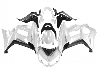 Cheap 2010-2016 Kawasaki Z1000SX Motorcycle Fairings - Pearl White Black