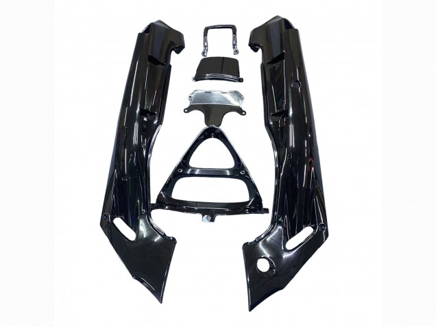1993-2007 Kawasaki ZZR400 Motorcycle Fairings - Glossy Black Gold Ninja