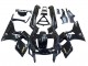 1993-2007 Kawasaki ZZR400 Motorcycle Fairings - Glossy Black Gold Ninja