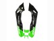 1993-2007 Kawasaki ZZR400 Motorcycle Fairings - Green Glossy Black Blue Monster Elf Touch4 Bridgestone