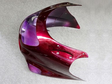 Cheap 1993-2003 Kawasaki ZZR1100 Motorcycle Fairing - Dark Red