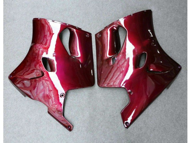 1993-2003 Kawasaki ZZR1100 Motorcycle Fairing - Dark Red