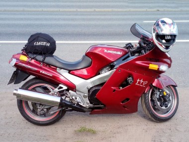 Cheap 1993-2003 Kawasaki ZZR1100 Motorcycle Fairings - Red