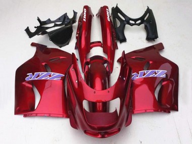 Cheap 1993-2003 Kawasaki ZZR1100 Motorcycle Fairings - Glossy Red