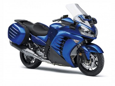 Cheap 2007-2009 Kawasaki GTR1400/ZG1400 Motorcycle Fairings - Blue Black