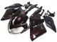 2007-2009 Kawasaki GTR1400/ZG1400 Motorcycle Fairings - Maroon Red Black