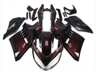 Cheap 2007-2009 Kawasaki GTR1400/ZG1400 Motorcycle Fairings - Maroon Red Black